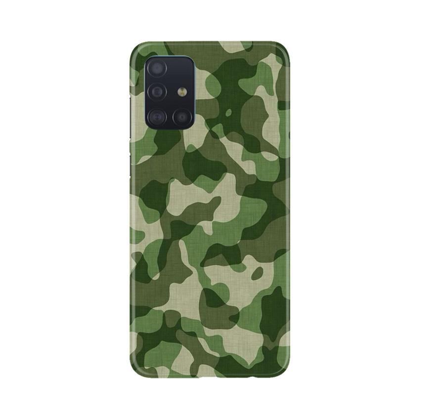 Army Camouflage Case for Samsung Galaxy A71  (Design - 106)