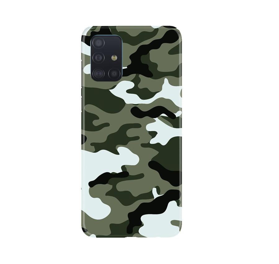 Army Camouflage Case for Samsung Galaxy A71(Design - 108)