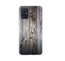 Wooden Look Mobile Back Case for Samsung Galaxy A71  (Design - 114)