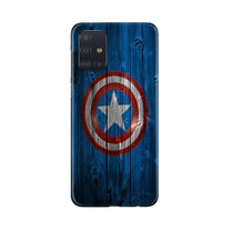 Captain America Superhero Mobile Back Case for Samsung Galaxy A71  (Design - 118)