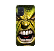 Hulk Superhero Mobile Back Case for Samsung Galaxy A71  (Design - 121)