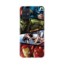 Avengers Superhero Mobile Back Case for Samsung Galaxy A71  (Design - 124)