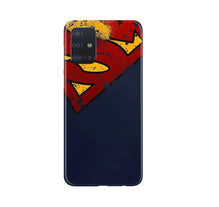 Superman Superhero Mobile Back Case for Samsung Galaxy A71  (Design - 125)