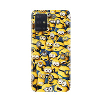 Minions Mobile Back Case for Samsung Galaxy A71  (Design - 126)