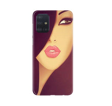 Girlish Mobile Back Case for Samsung Galaxy A71  (Design - 130)
