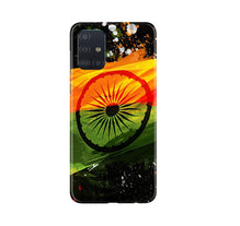 Indian Flag Mobile Back Case for Samsung Galaxy A71  (Design - 137)