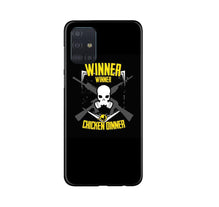Winner Winner Chicken Dinner Mobile Back Case for Samsung Galaxy A71  (Design - 178)