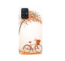 Bicycle Mobile Back Case for Samsung Galaxy A71 (Design - 192)