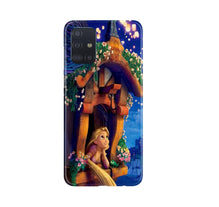 Cute Girl Mobile Back Case for Samsung Galaxy A71 (Design - 198)