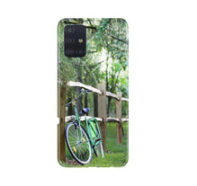 Bicycle Mobile Back Case for Samsung Galaxy A71 (Design - 208)