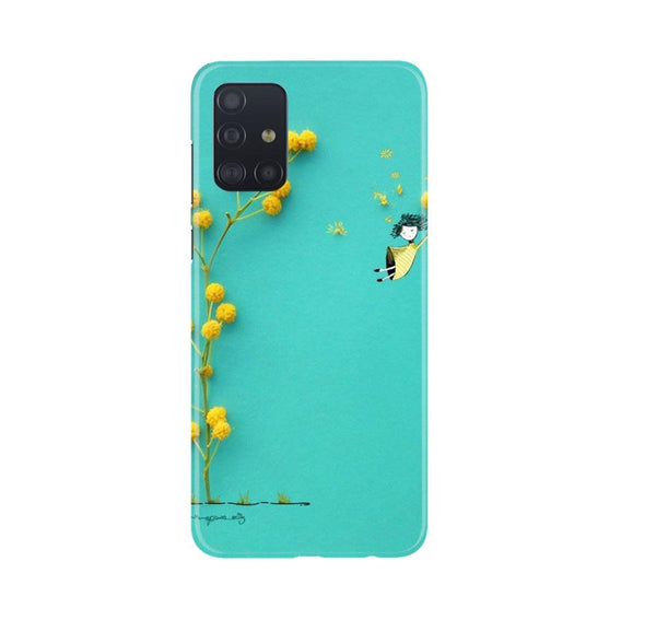 Flowers Girl Case for Samsung Galaxy A71 (Design No. 216)