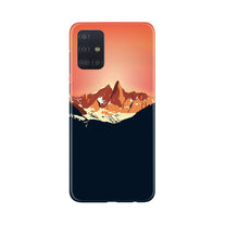 Mountains Mobile Back Case for Samsung Galaxy A71 (Design - 227)