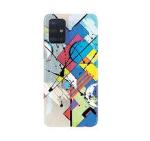Modern Art Mobile Back Case for Samsung Galaxy A71 (Design - 235)