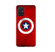 Captain America Mobile Back Case for Samsung Galaxy A71 (Design - 249)