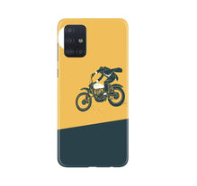 Bike Lovers Mobile Back Case for Samsung Galaxy A71 (Design - 256)