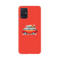 Travel Bus Mobile Back Case for Samsung Galaxy A71 (Design - 258)