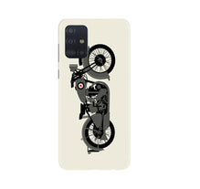 MotorCycle Mobile Back Case for Samsung Galaxy A71 (Design - 259)