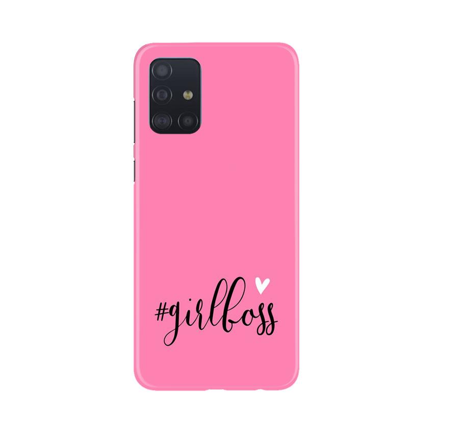 Girl Boss Pink Case for Samsung Galaxy A71 (Design No. 269)