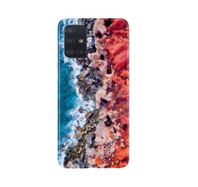 Sea Shore Mobile Back Case for Samsung Galaxy A71 (Design - 273)