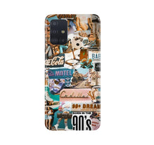 Vintage Design Mobile Back Case for Samsung Galaxy A71 (Design - 284)