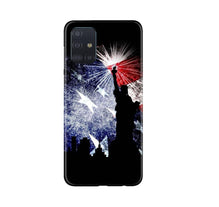 Statue of Unity Mobile Back Case for Samsung Galaxy A71 (Design - 294)