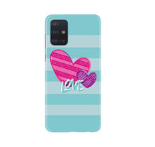 Love Mobile Back Case for Samsung Galaxy A71 (Design - 299)
