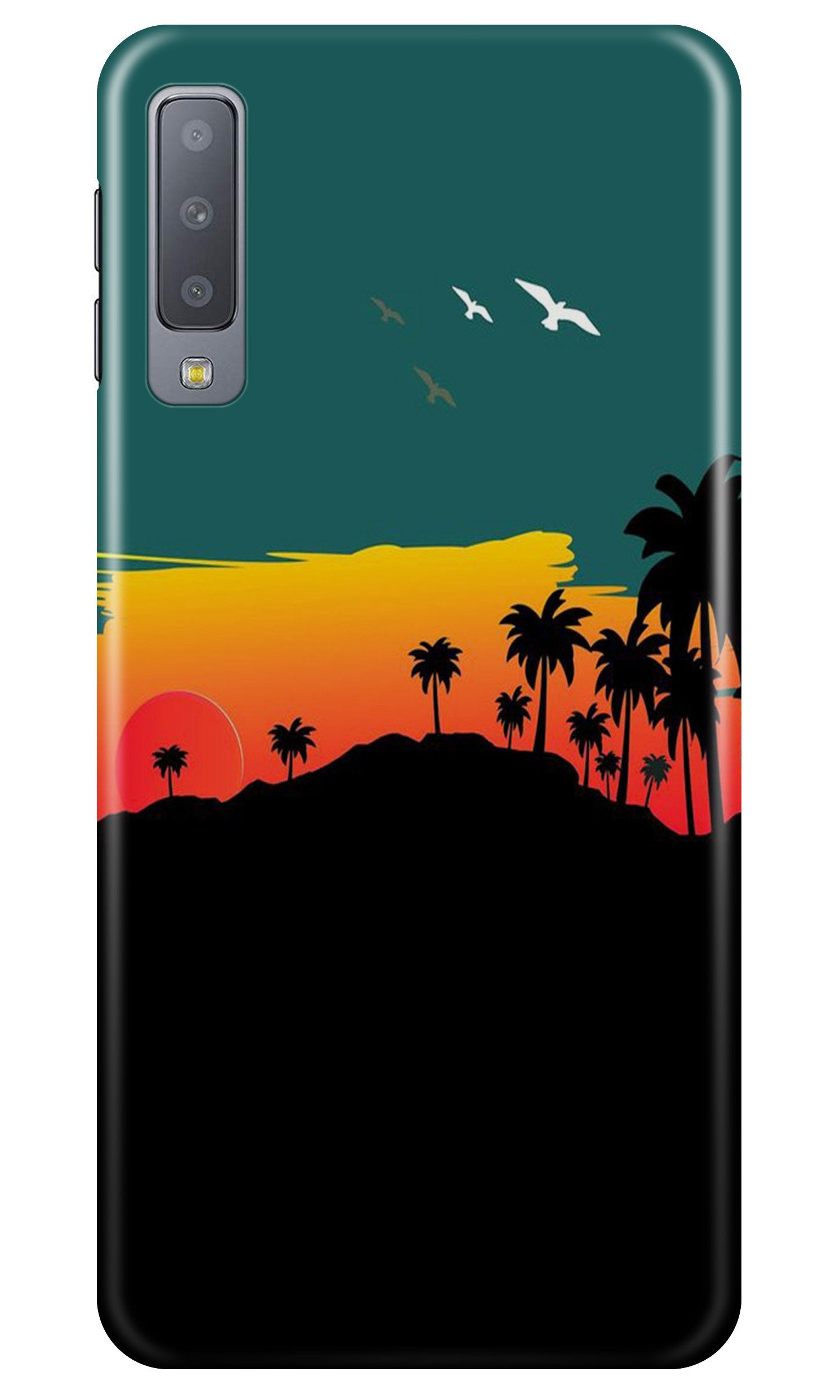 Sky Trees Case for Galaxy A7 (2018) (Design - 191)