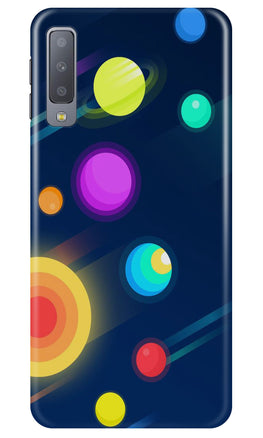 Solar Planet Case for Galaxy A7 (2018) (Design - 197)