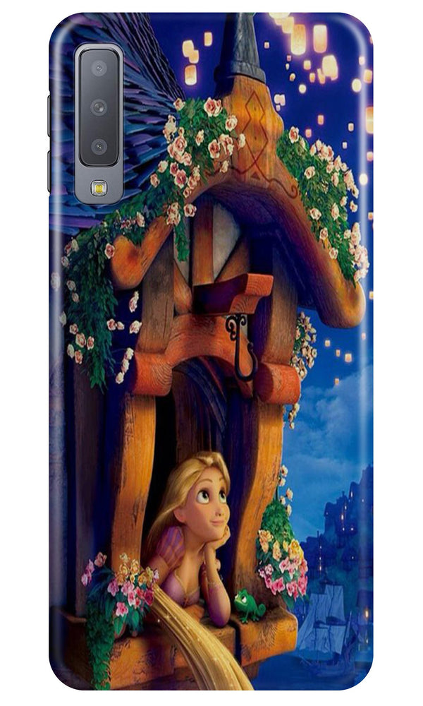 Cute Girl Case for Galaxy A7 (2018) (Design - 198)