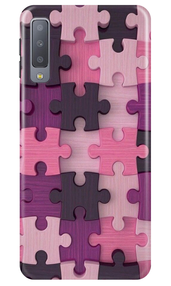Puzzle Case for Galaxy A7 (2018) (Design - 199)