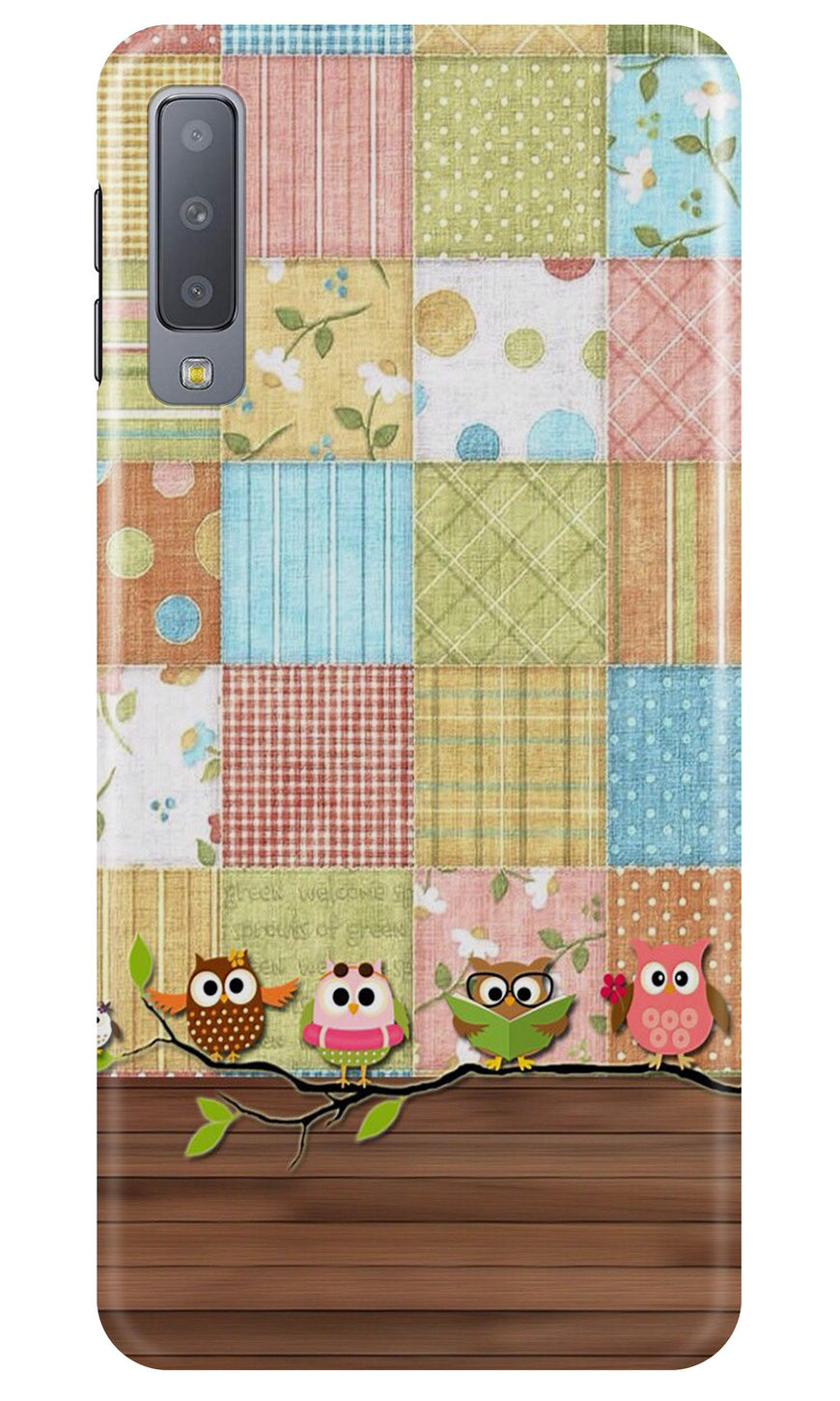 Owls Case for Galaxy A7 (2018) (Design - 202)