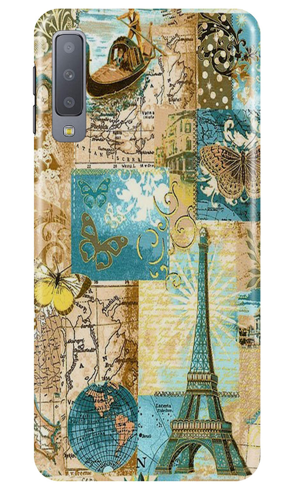 Travel Eiffel Tower Case for Samung Galaxy A70s (Design No. 206)