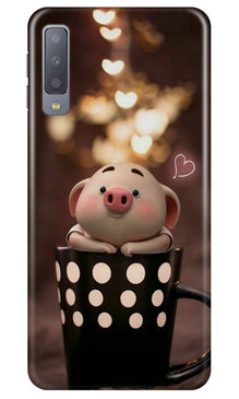 Cute Bunny Mobile Back Case for Samung Galaxy A70s (Design - 213)