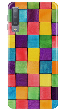 Colorful Square Mobile Back Case for Samung Galaxy A70s (Design - 218)