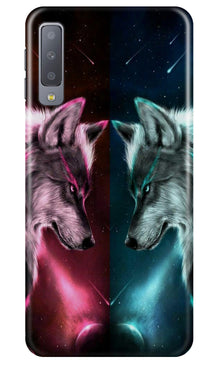 Wolf fight Mobile Back Case for Samung Galaxy A70s (Design - 221)