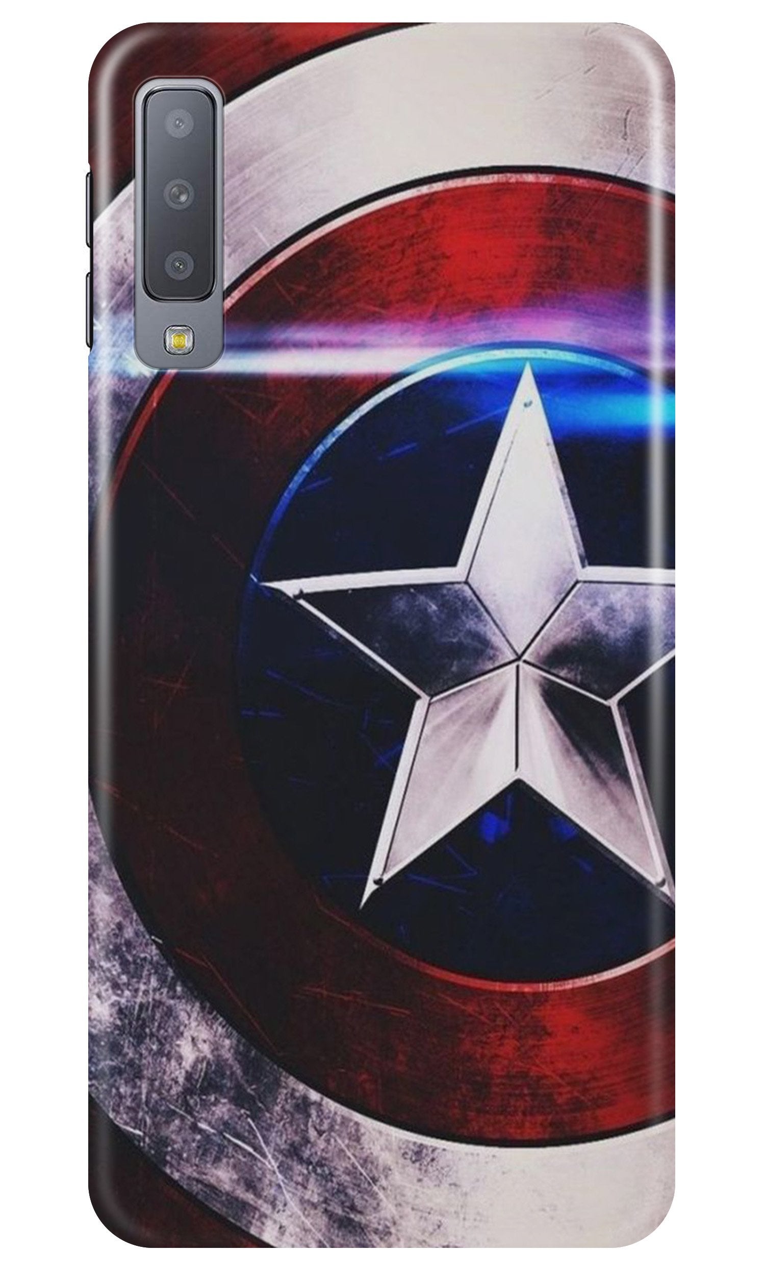 Captain America Shield Case for Samung Galaxy A70s (Design No. 250)