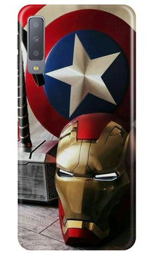 Ironman Captain America Mobile Back Case for Samung Galaxy A70s (Design - 254)