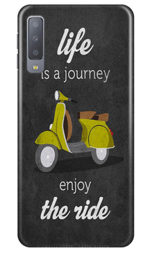Life is a Journey Mobile Back Case for Samung Galaxy A70s (Design - 261)