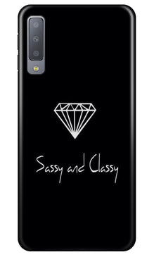 Sassy and Classy Mobile Back Case for Samung Galaxy A70s (Design - 264)