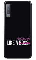 Like a Girl Boss Case for Samsung Galaxy A7 2018 (Design No. 265)