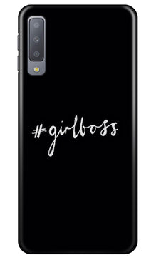 #GirlBoss Mobile Back Case for Samung Galaxy A70s (Design - 266)