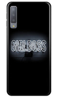 Girl Boss Black Case for Samsung Galaxy A7 2018 (Design No. 268)
