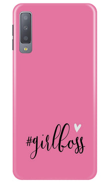 Girl Boss Pink Mobile Back Case for Samung Galaxy A70s (Design - 269)