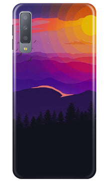 Sun Set Mobile Back Case for Samung Galaxy A70s (Design - 279)