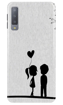 Cute Kid Couple Mobile Back Case for Samung Galaxy A70s (Design - 283)