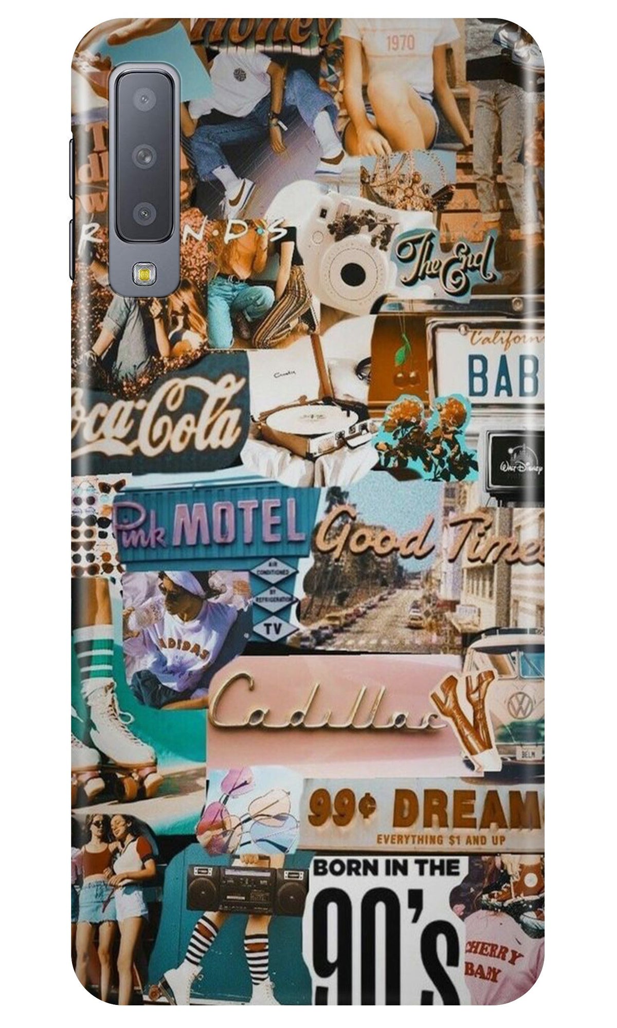 Vintage Design Case for Samsung Galaxy A7 2018 (Design No. 284)