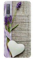 White Heart Case for Samsung Galaxy A50 (Design No. 298)