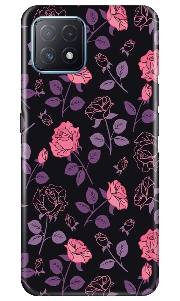 Rose Pattern Case for Oppo A73 5G