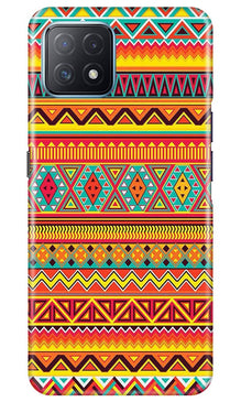 Zigzag line pattern Mobile Back Case for Oppo A72 5G (Design - 4)