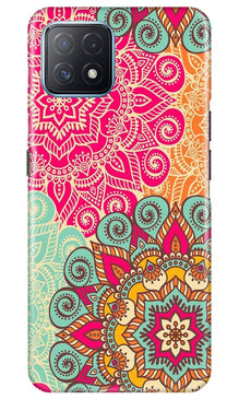 Rangoli art Mobile Back Case for Oppo A72 5G (Design - 6)